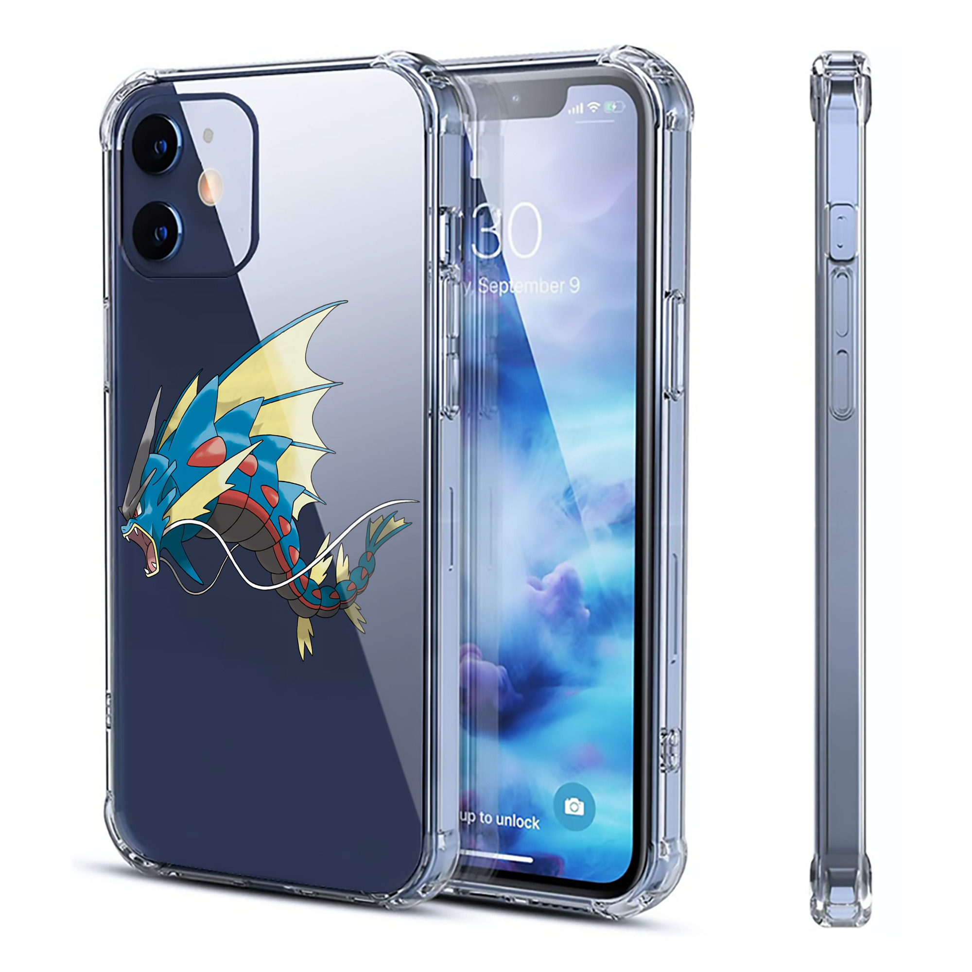 （画像用） ポケットモンスター Pokémon 【iPhone 12シリーズ対応】透明スマホケース（クリアソフトケース）